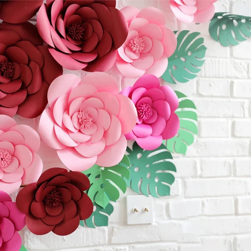 Art Craft Event - DIY Artificial Large Paper Rose Flowers