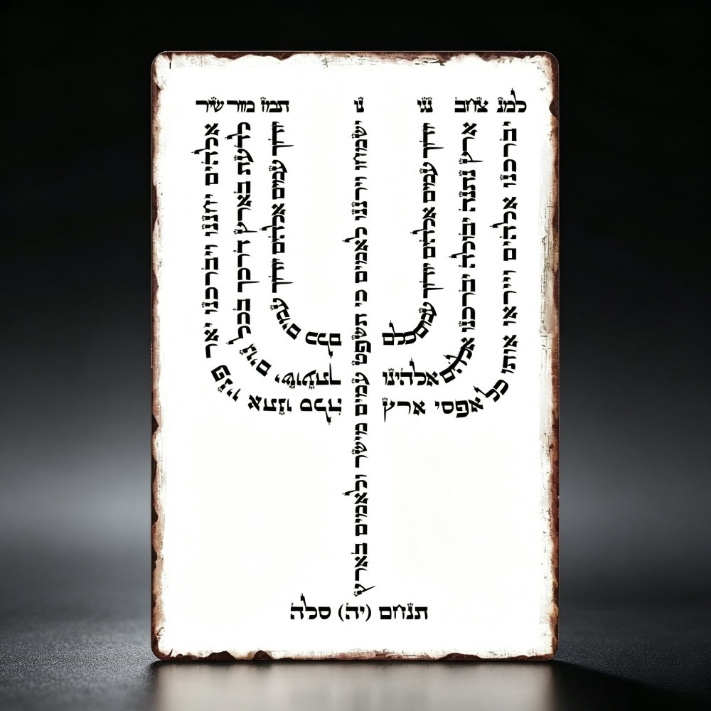 Art & Craft Teacher Vacancy - CIFBUY Vintage Hebrew YHVH Aluminum Wall