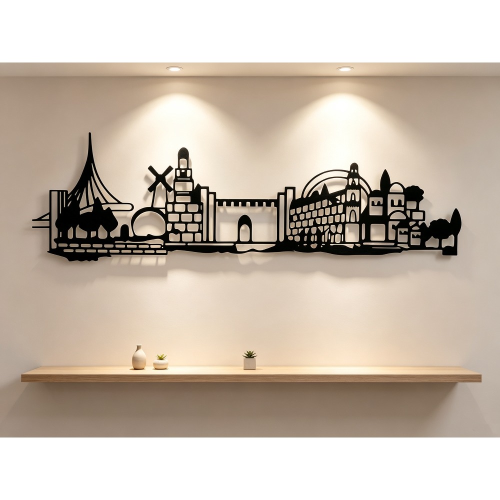 Art & Craft Teacher Vacancy - CIFBUY Metal Wall Art Jerusalem Skyline