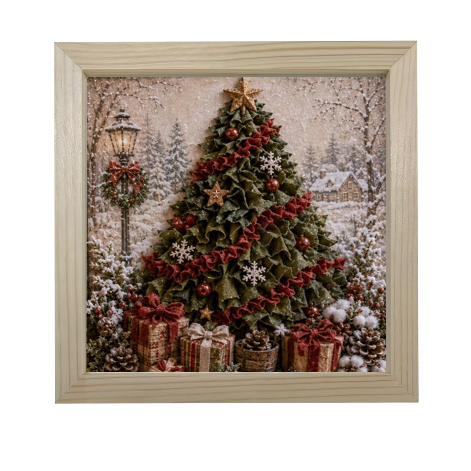 Art Craft Event - 3D Christmas Fabric Poke Craft Art