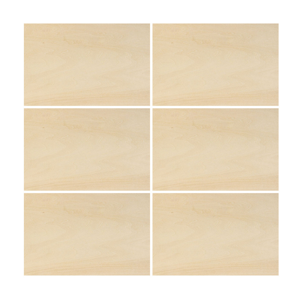Light Art And Craft - 6Pcs Basswood Plywood Boards Ultra-Light Stable