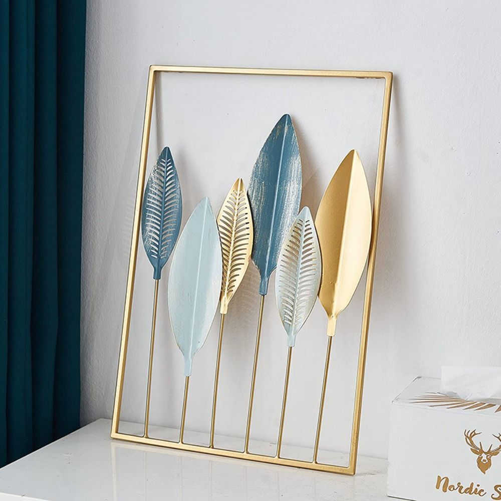 Art Craft Using Leaves - Cabinet Home Decoration Easy to Use