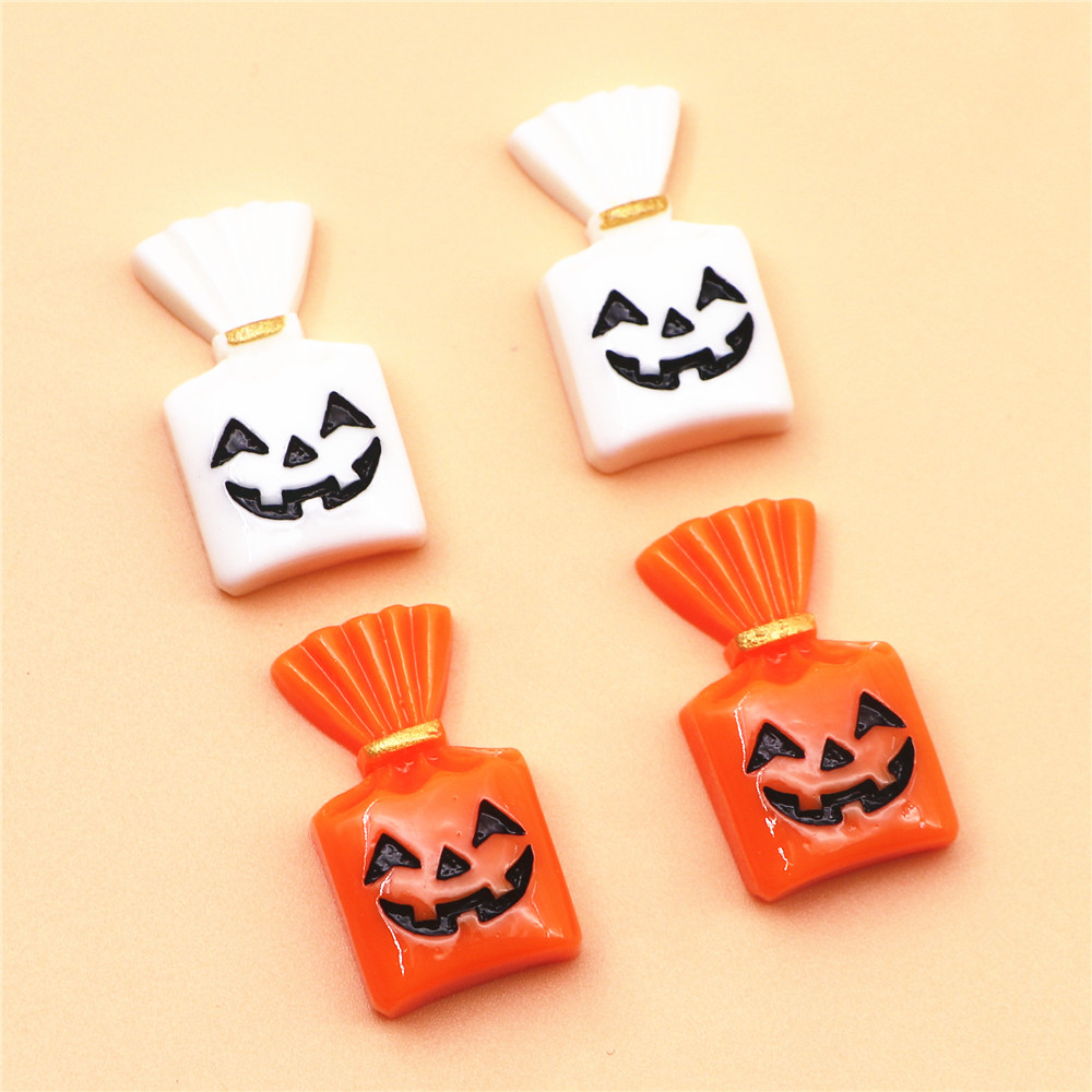 Tv Art And Craft - 10 cái Nhựa Halloween Kẹo Flatback
