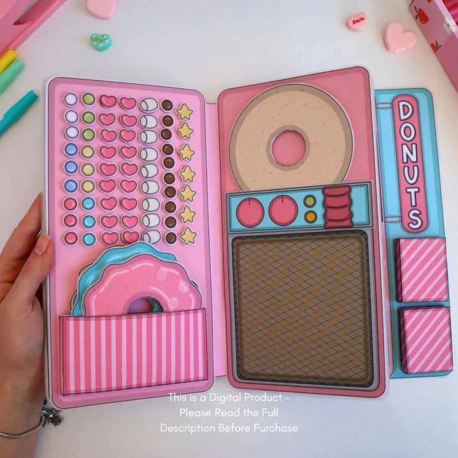 Donut Shop Pretend Play Kit, D - đánh giá và giá Art Craft 3 Year Old