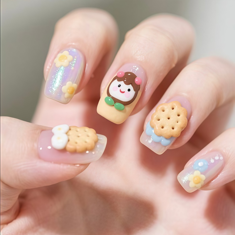 Cute Animal Nail Art & Cookie  - đánh giá và giá Art Craft Template
