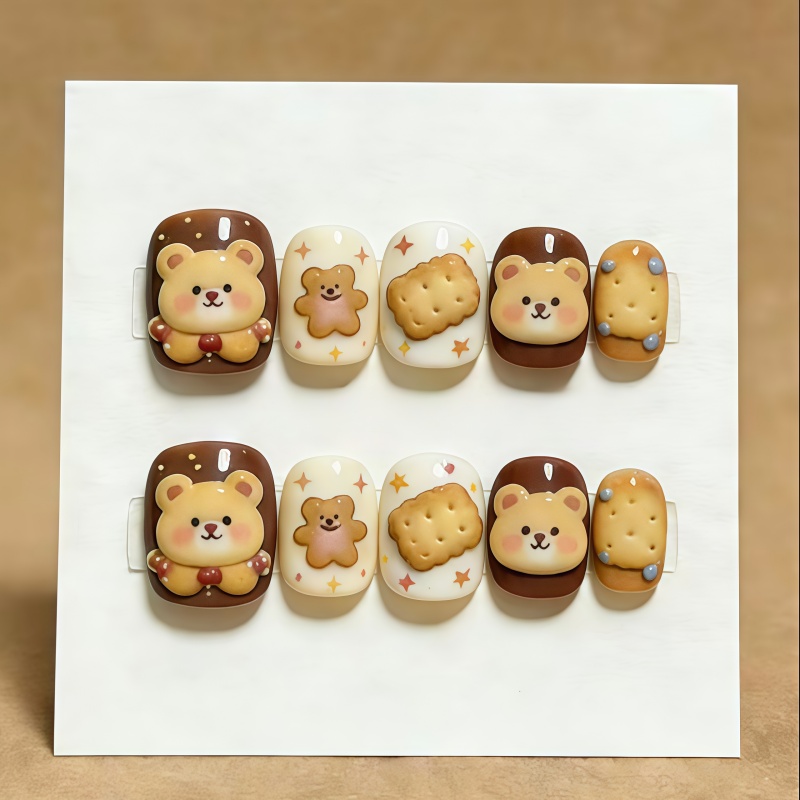 Cute Animal Nail Art & Cookie  - đánh giá và giá Art Craft Template