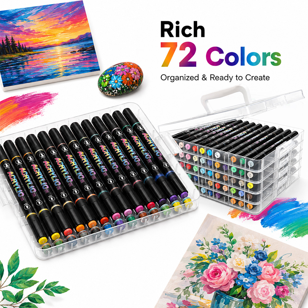 12/24/36/48/60/72 Colors Acryl - đánh giá và giá Art Craft Classes