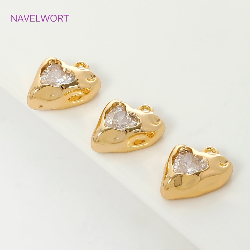 14K Gold Plated Heart Shape Ch - đánh giá và giá Art Craft Accessories