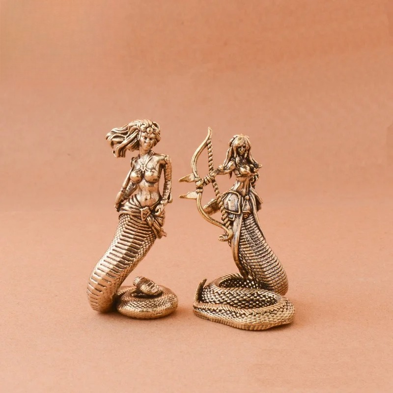 1pcs  Brass Medusa Ornaments A - đánh giá và giá Tv Art And Craft