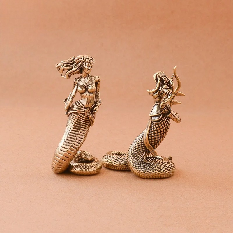 1pcs  Brass Medusa Ornaments A - đánh giá và giá Tv Art And Craft