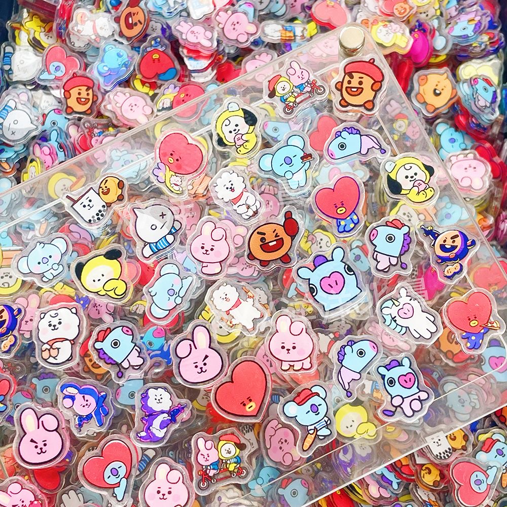 BT21 acrylic sheet DIY phone c - đánh giá và giá Art Craft Accessories