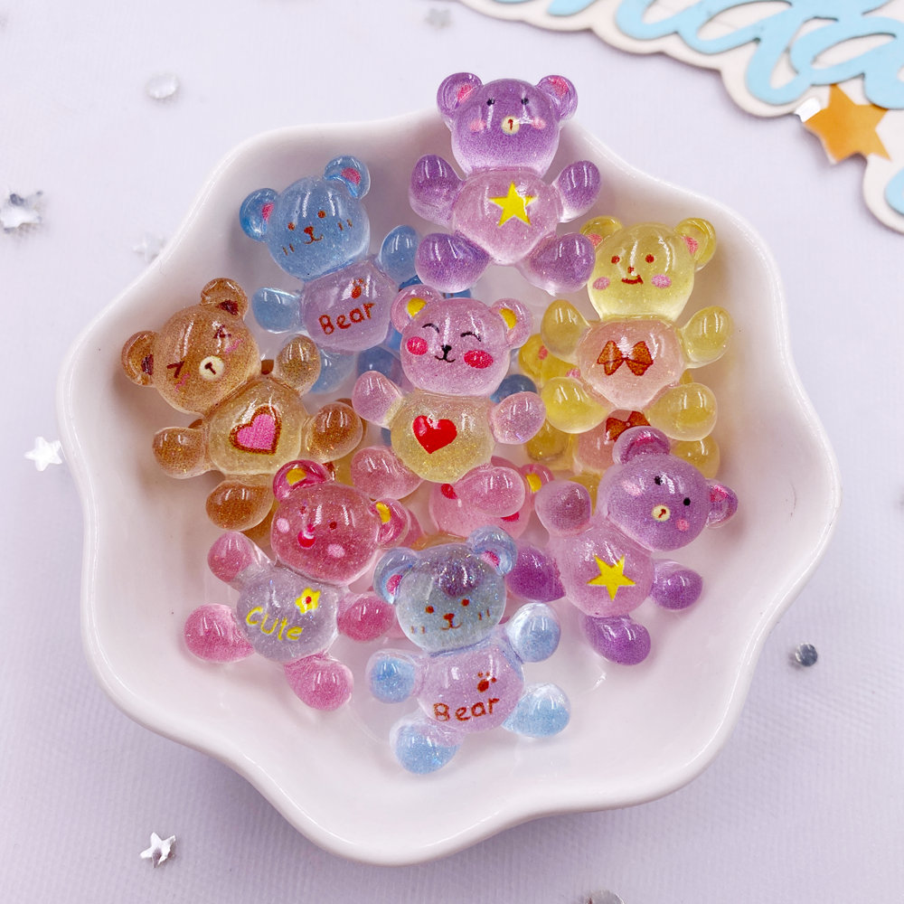 20Pcs Resin Glitter Kawaii Col - đánh giá và giá Tv Art And Craft
