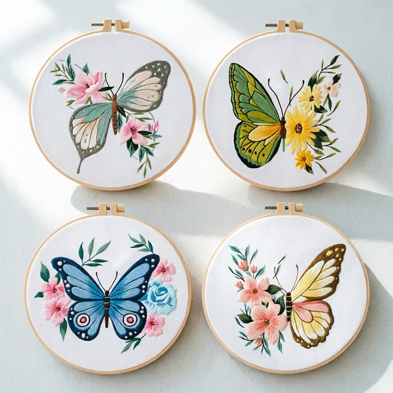 1pc 20X20CM 7.87 inch Embroide - đánh giá và giá Embroidery Hoop Kit