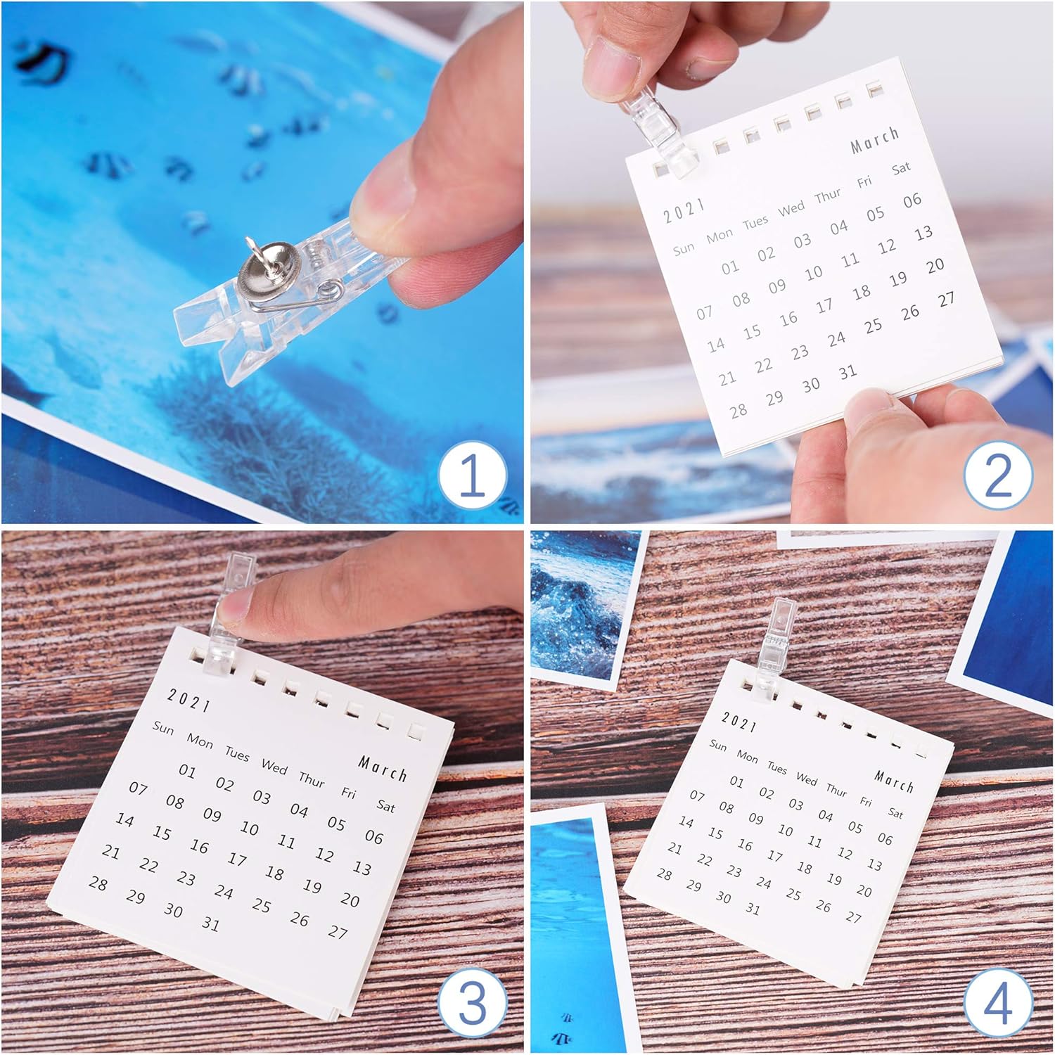 60Pcs Clear Decorative Push Pi - đánh giá và giá Wallpaper Art And Craft