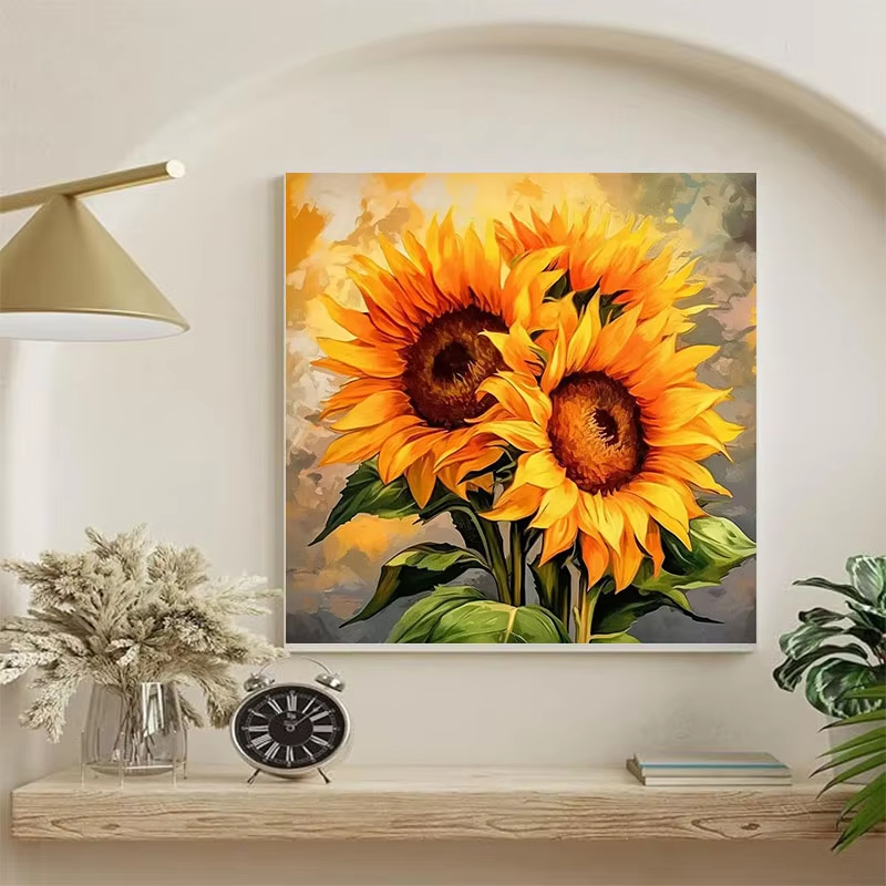 Sunflower Oil Painting Set, Ha - đánh giá và giá Tv Art And Craft