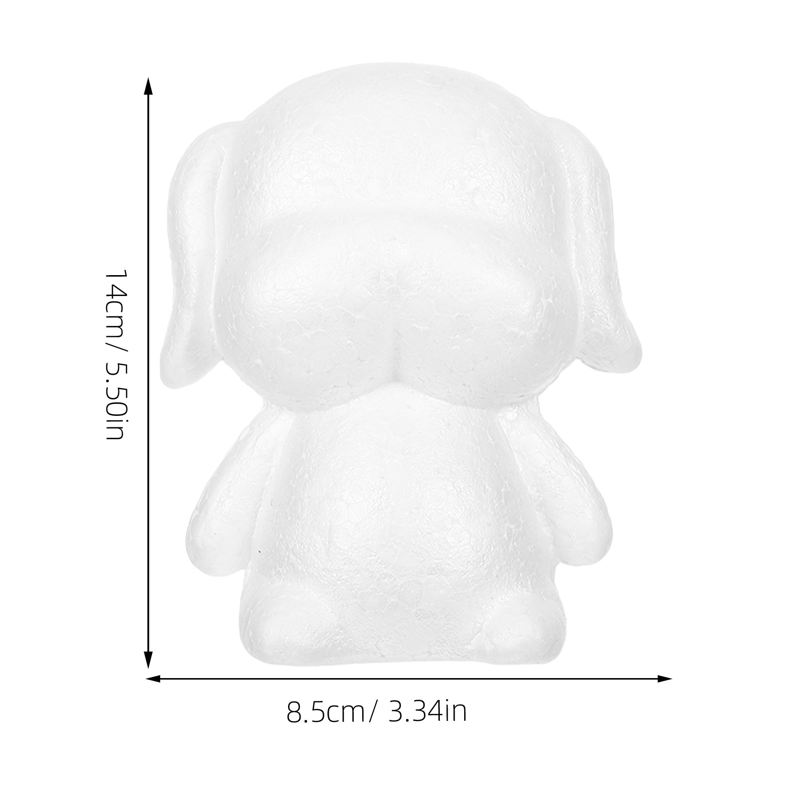 White Foam Puppy Models 3 Pack - đánh giá và giá Art Craft Event