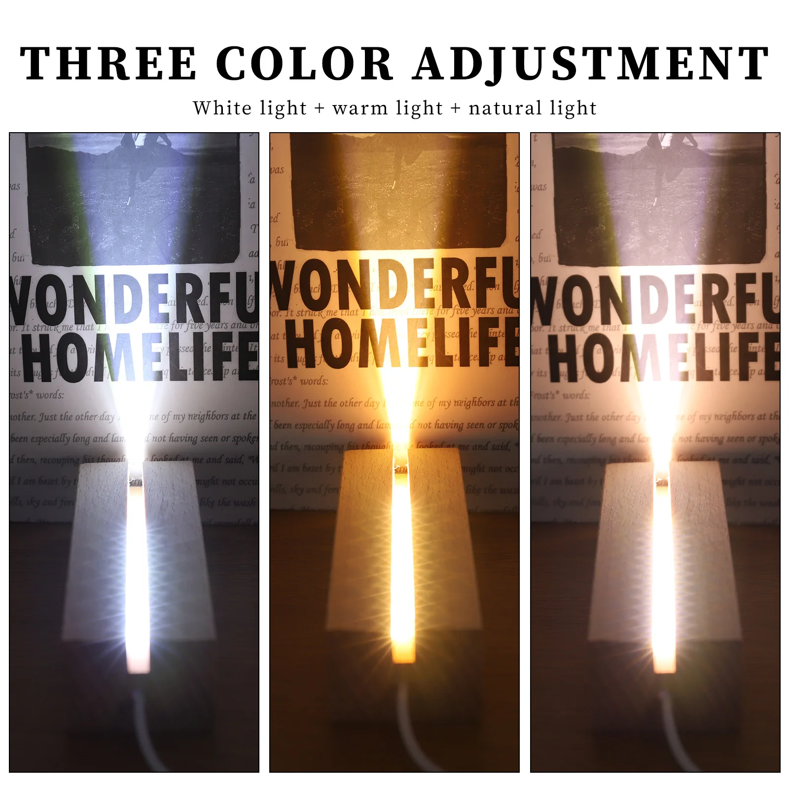 1-10pcs LED Wood Light Display - đánh giá và giá Light Art And Craft