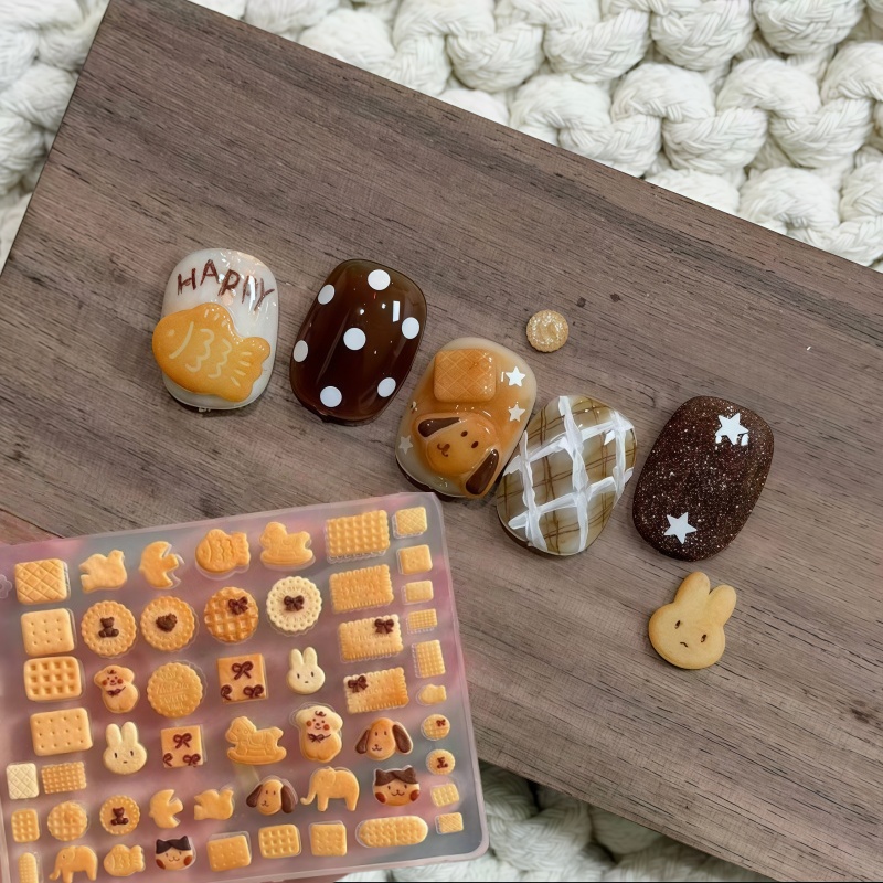 Cute Animal Nail Art & Cookie  - đánh giá và giá Art Craft Template