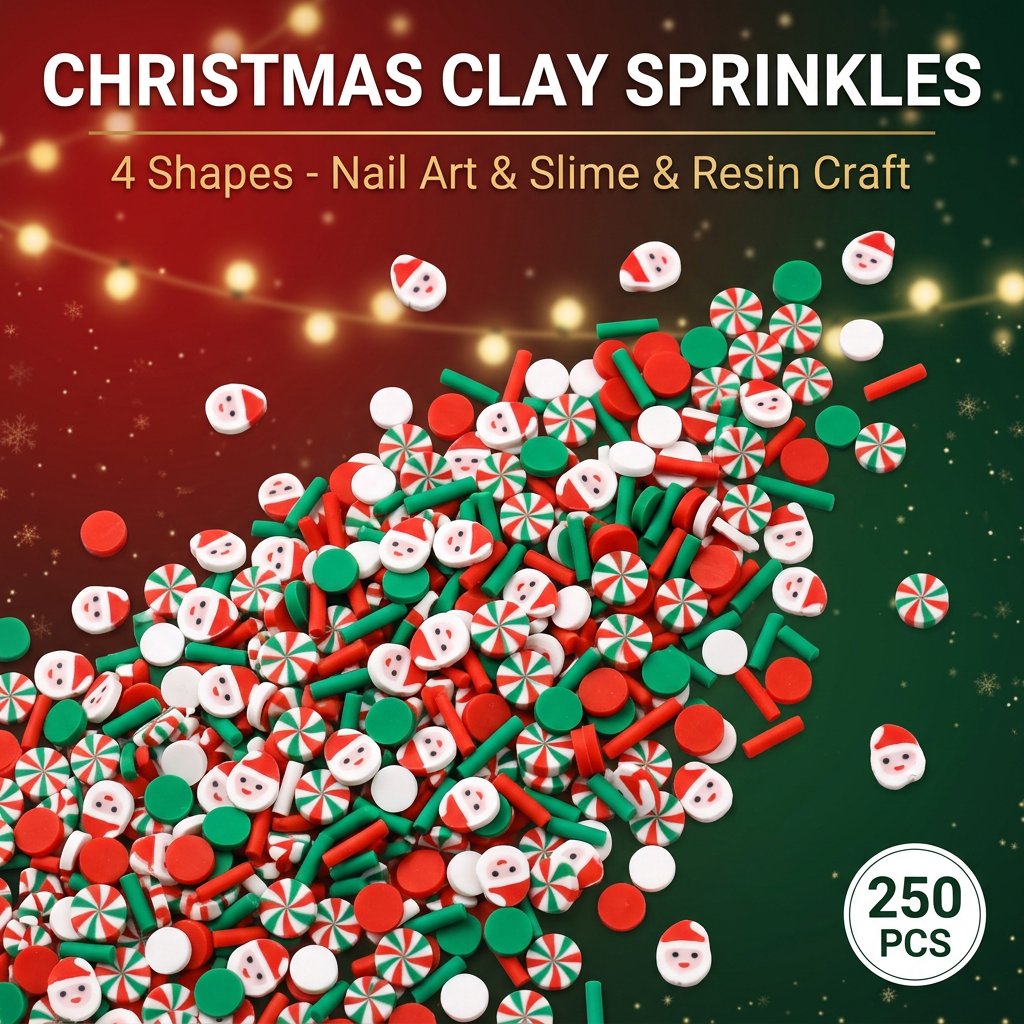 250pcs Christmas Polymer Clay  - đánh giá và giá Art Craft Event