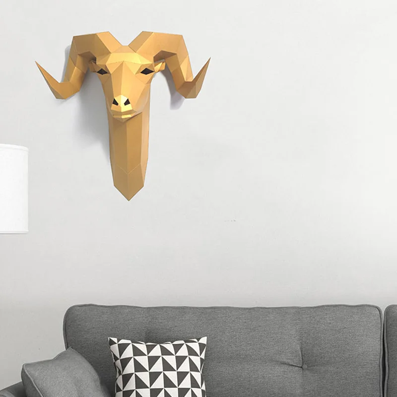 Pre-cut Bighorn Wild Sheep Ani - đánh giá và giá Wallpaper Art And Craft