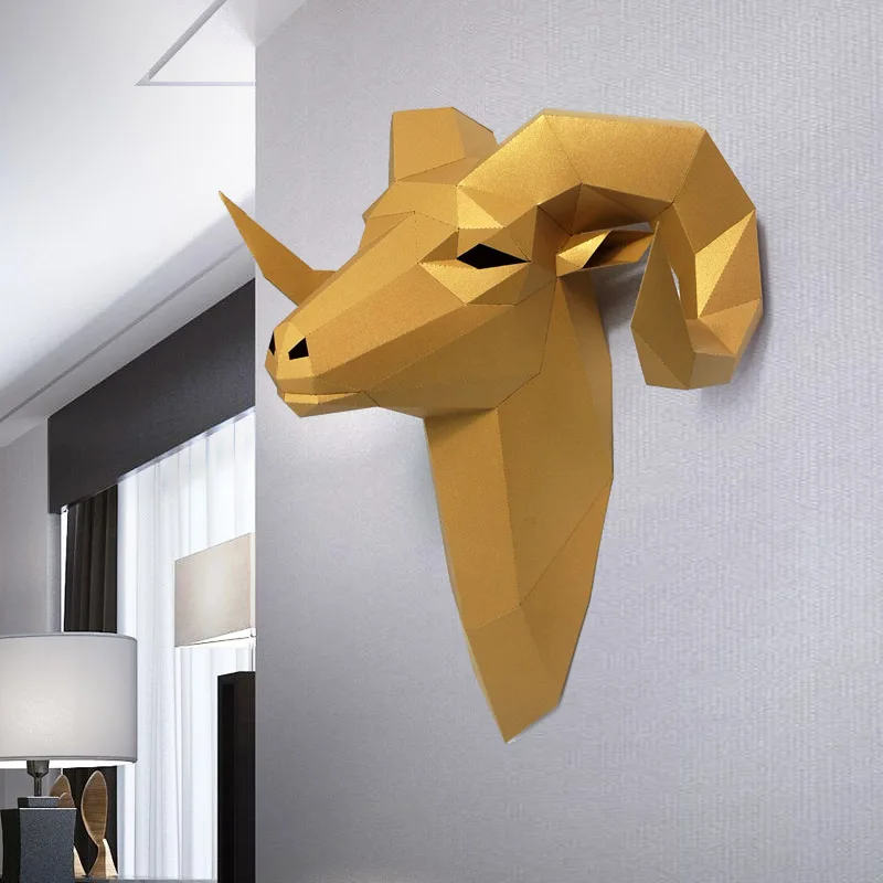 Pre-cut Bighorn Wild Sheep Ani - đánh giá và giá Wallpaper Art And Craft