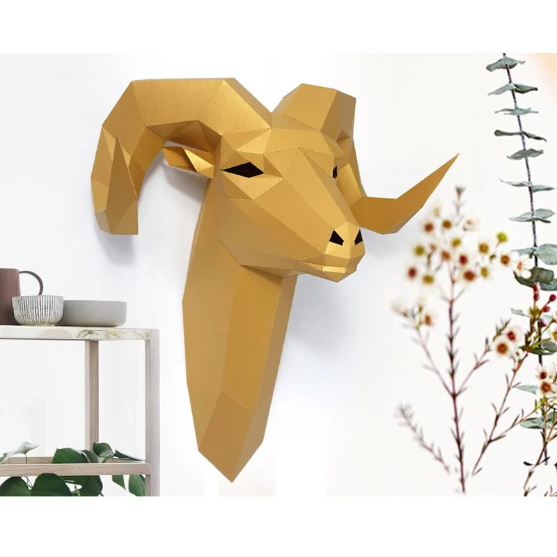Pre-cut Bighorn Wild Sheep Ani - đánh giá và giá Wallpaper Art And Craft