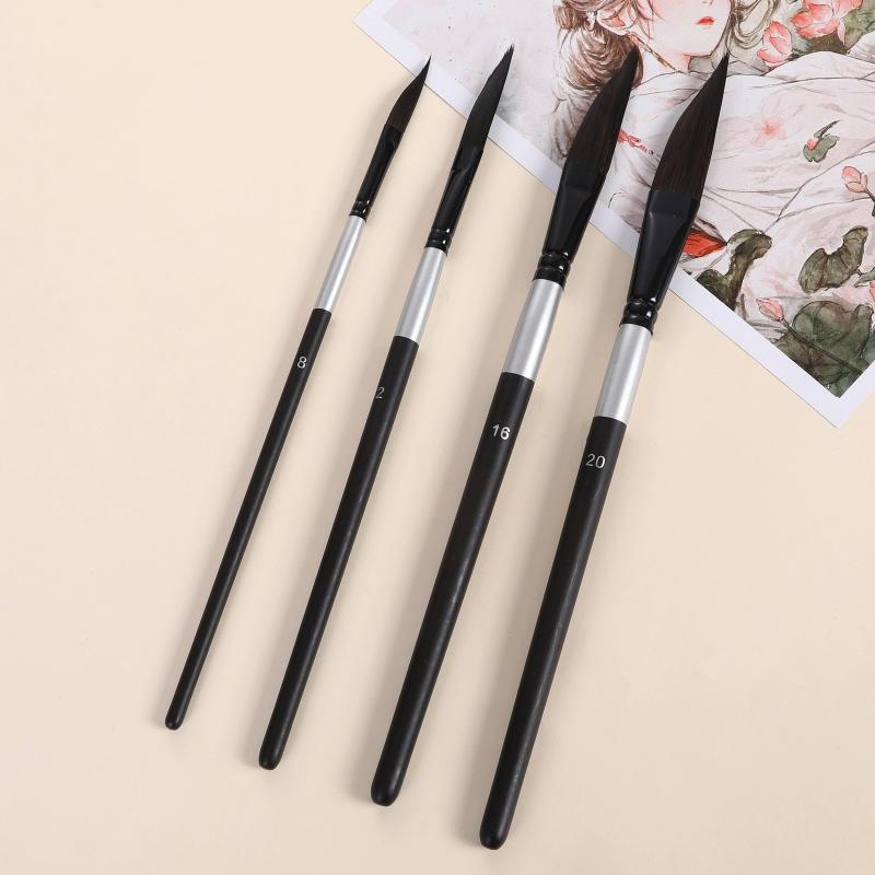 4pcs Pull Wire Paint Brush Set - đánh giá và giá Art Craft Classes