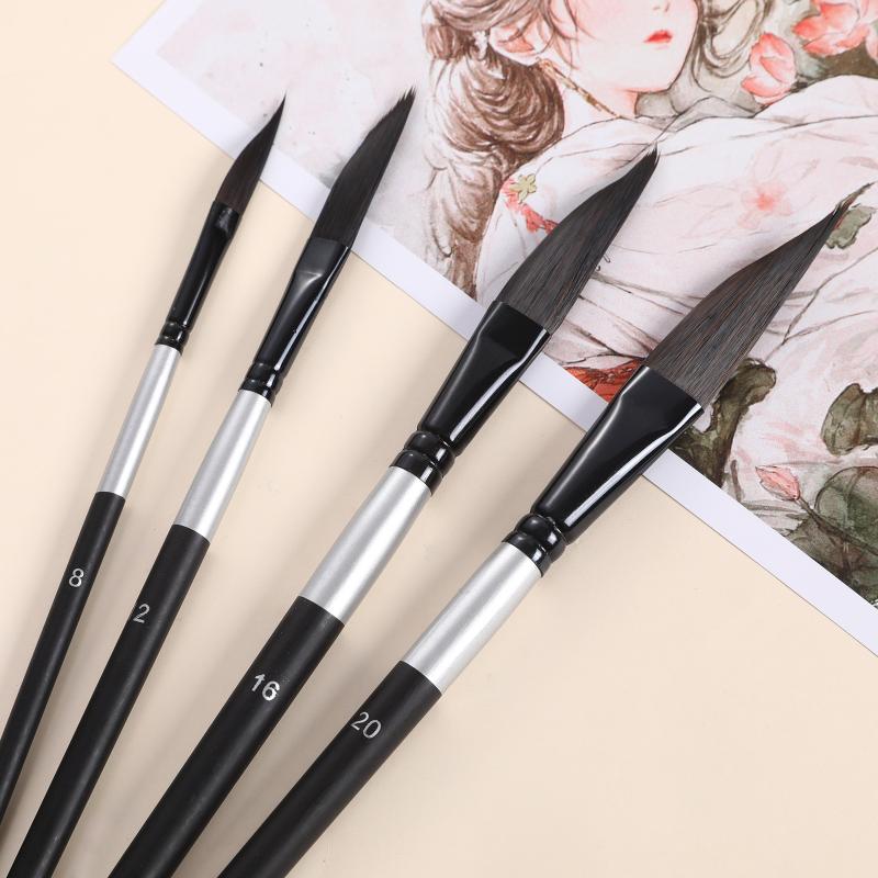 4pcs Pull Wire Paint Brush Set - đánh giá và giá Art Craft Classes