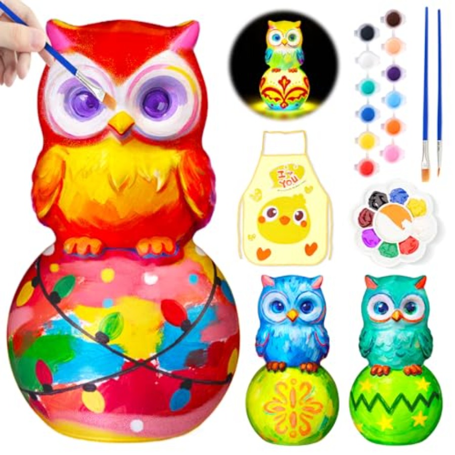 Paint Your Own Lamp Kit, Arts  - đánh giá và giá Light Art And Craft