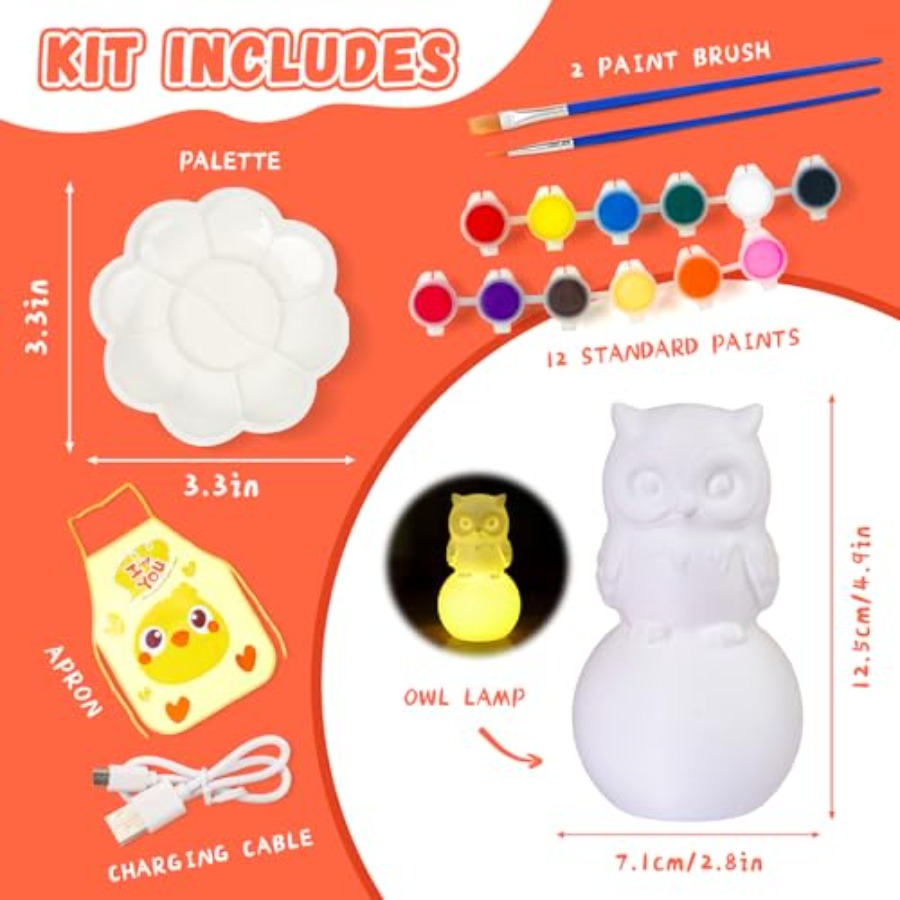 Paint Your Own Lamp Kit, Arts  - đánh giá và giá Light Art And Craft