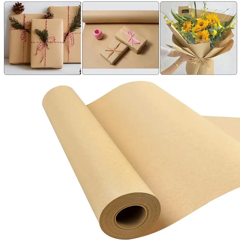 Brown Kraft Paper Ideal For Gi - đánh giá và giá Wallpaper Art And Craft