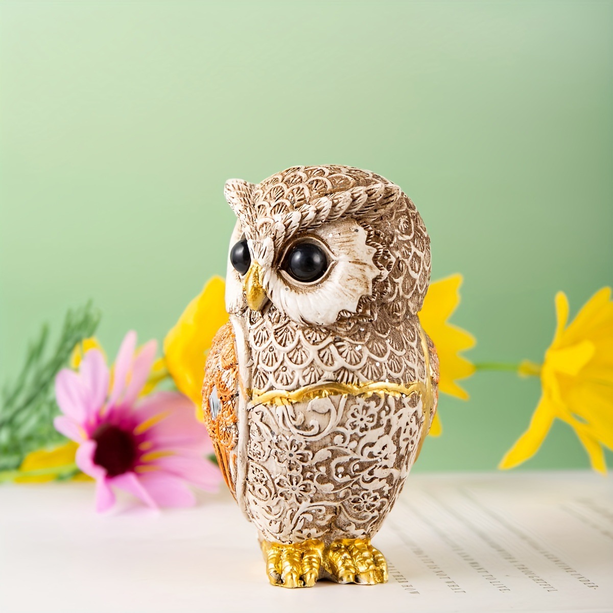 New Trendy Resin Owl Statue Vi - đánh giá và giá Tv Art And Craft