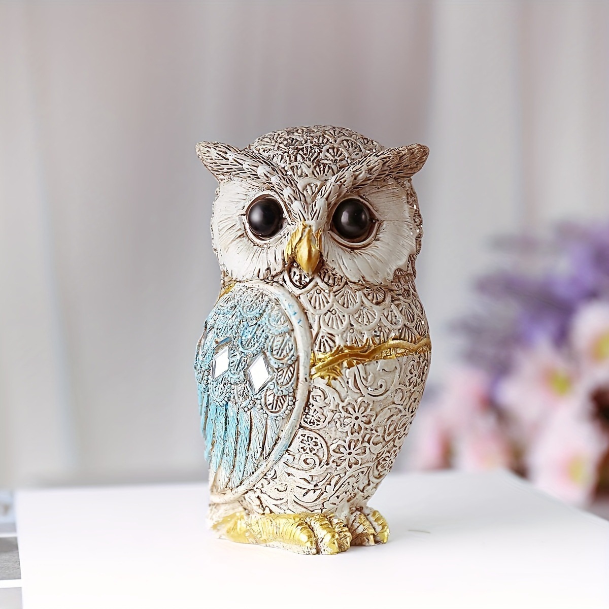 New Trendy Resin Owl Statue Vi - đánh giá và giá Tv Art And Craft