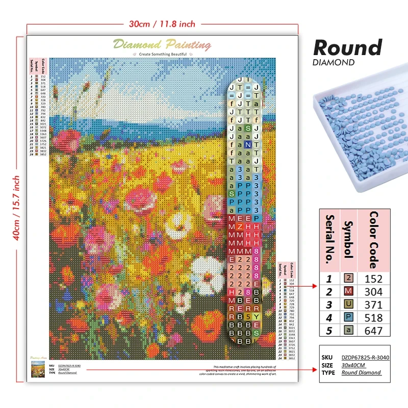 5D DIY Diamond Painting Kit Le - đánh giá và giá Wallpaper Art And Craft