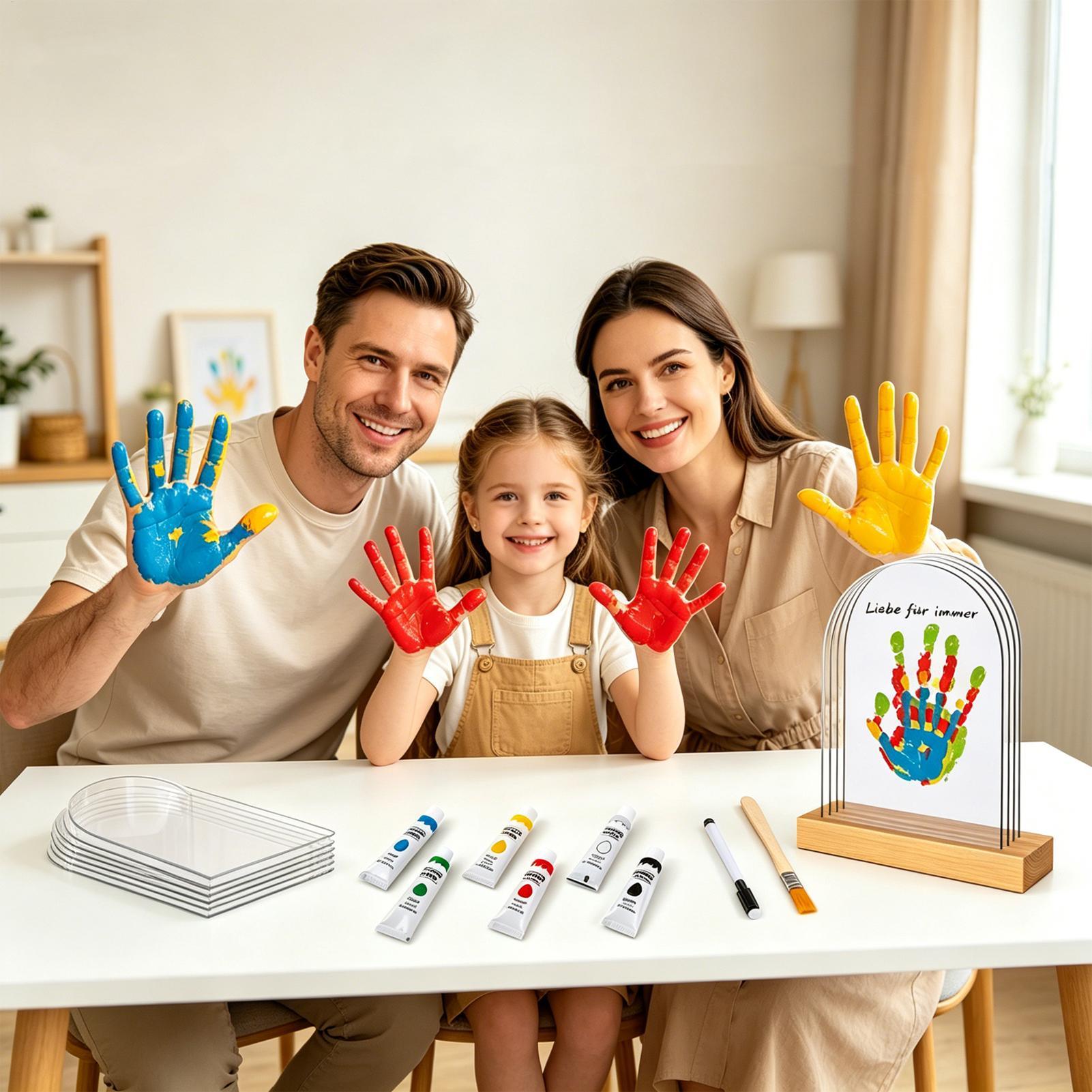 Family Handprint Kit with Ligh - đánh giá và giá Light Art And Craft