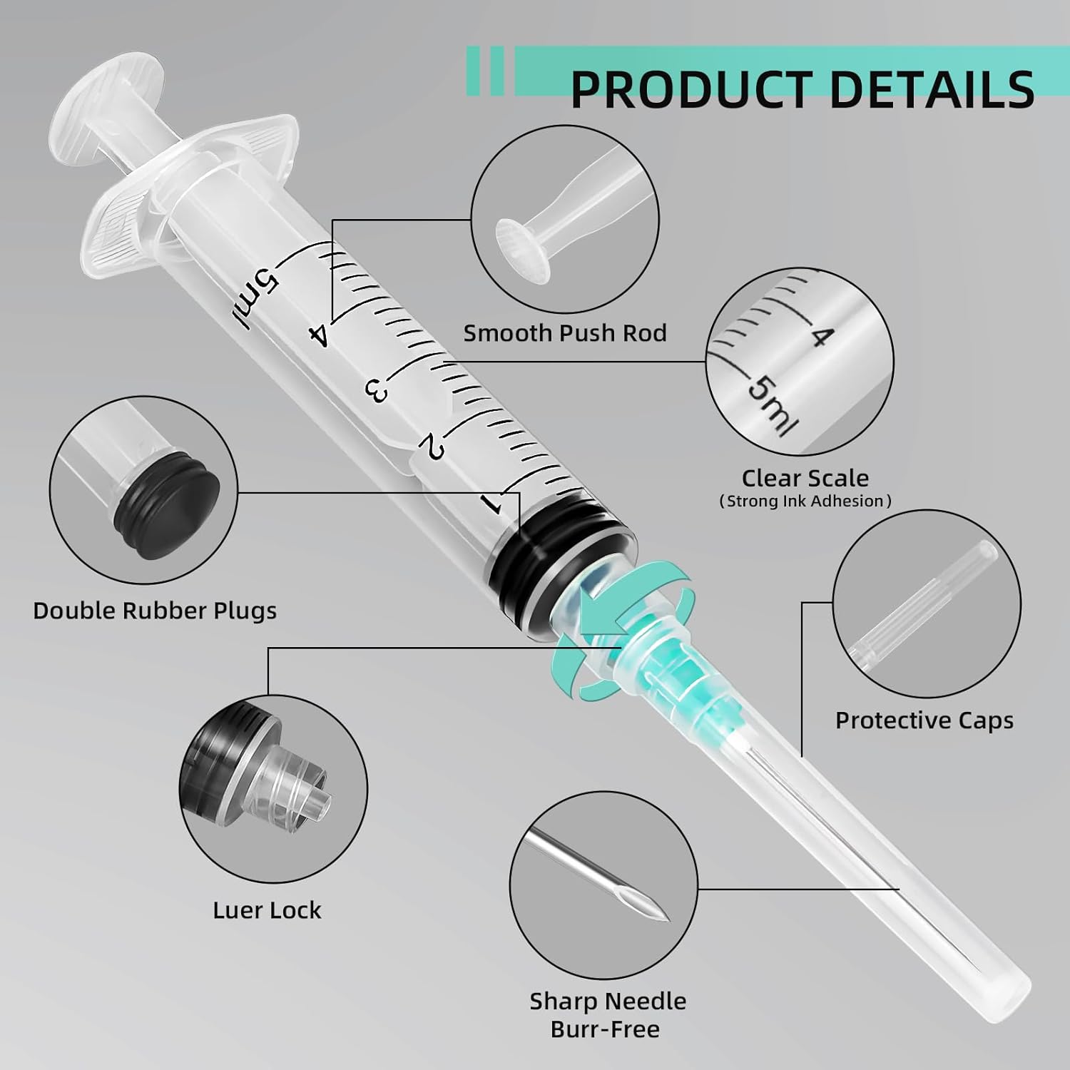 5ml Luer Lock Syringe, Suitabl - đánh giá và giá Art Y Craft