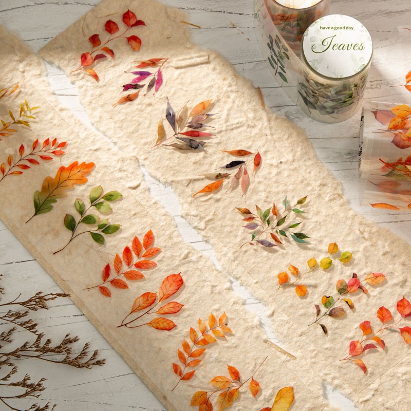 6-roll pack, 6cm×200cm, leaf-t - đánh giá và giá Art Craft Using Leaves