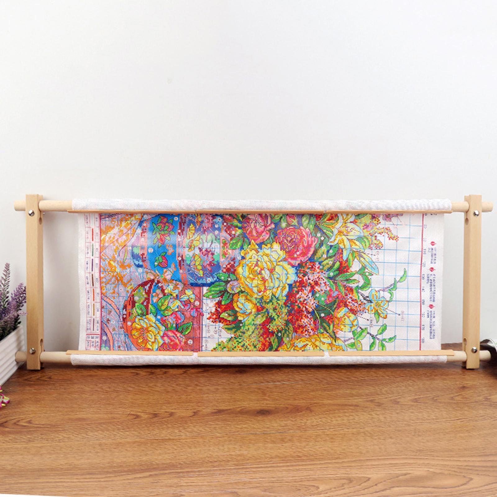 Beech Embroidery Scroll Frame  - đánh giá và giá Embroidery Hoop Kit
