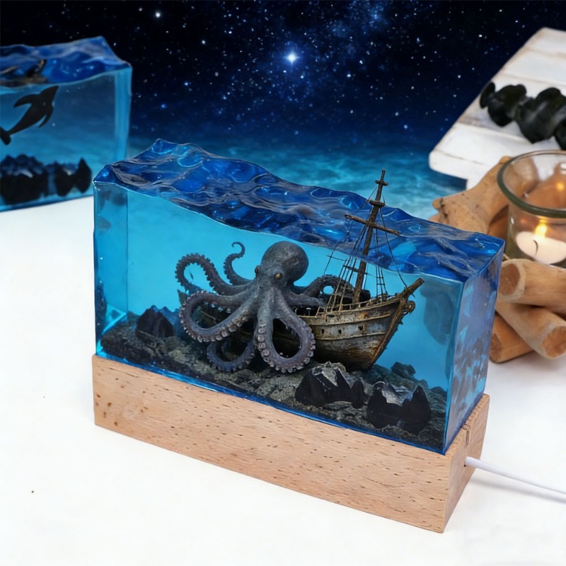 DIY Resin Craft Light Underwat - đánh giá và giá Light Art And Craft