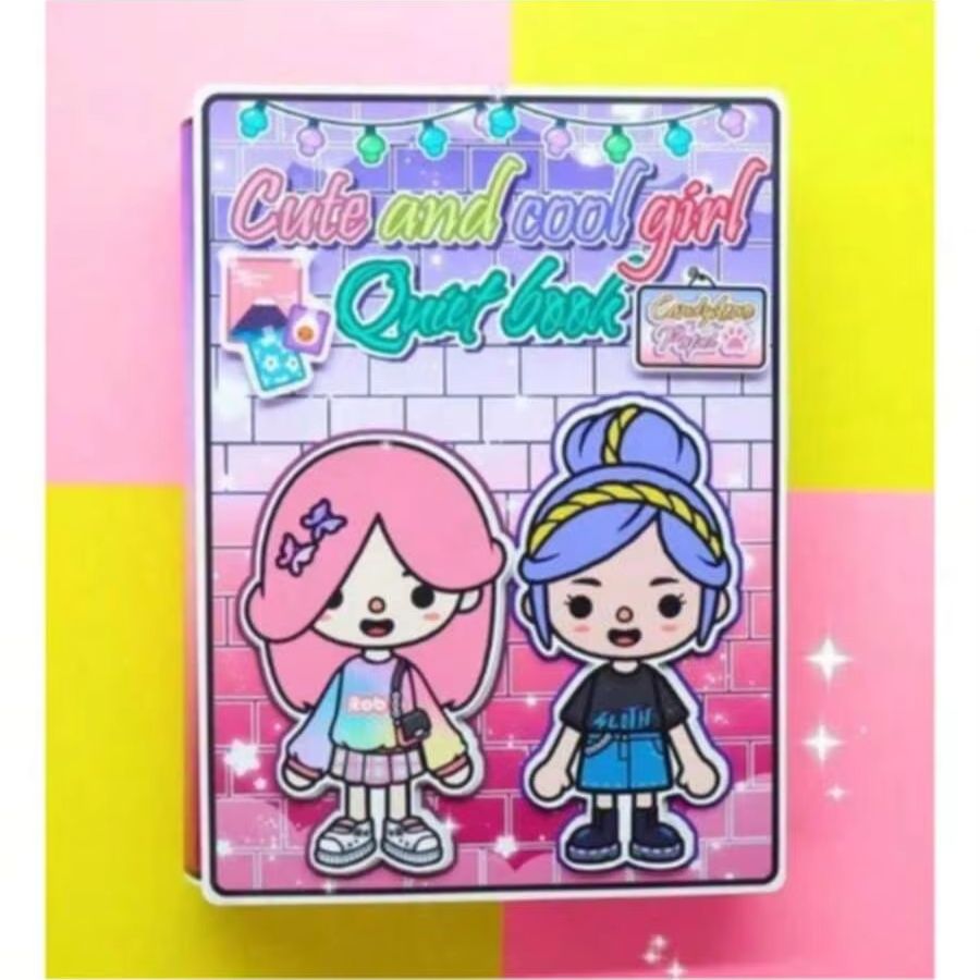 Paper Doll Theme DIY Sticker C - đánh giá và giá Art Craft 3 Year Old