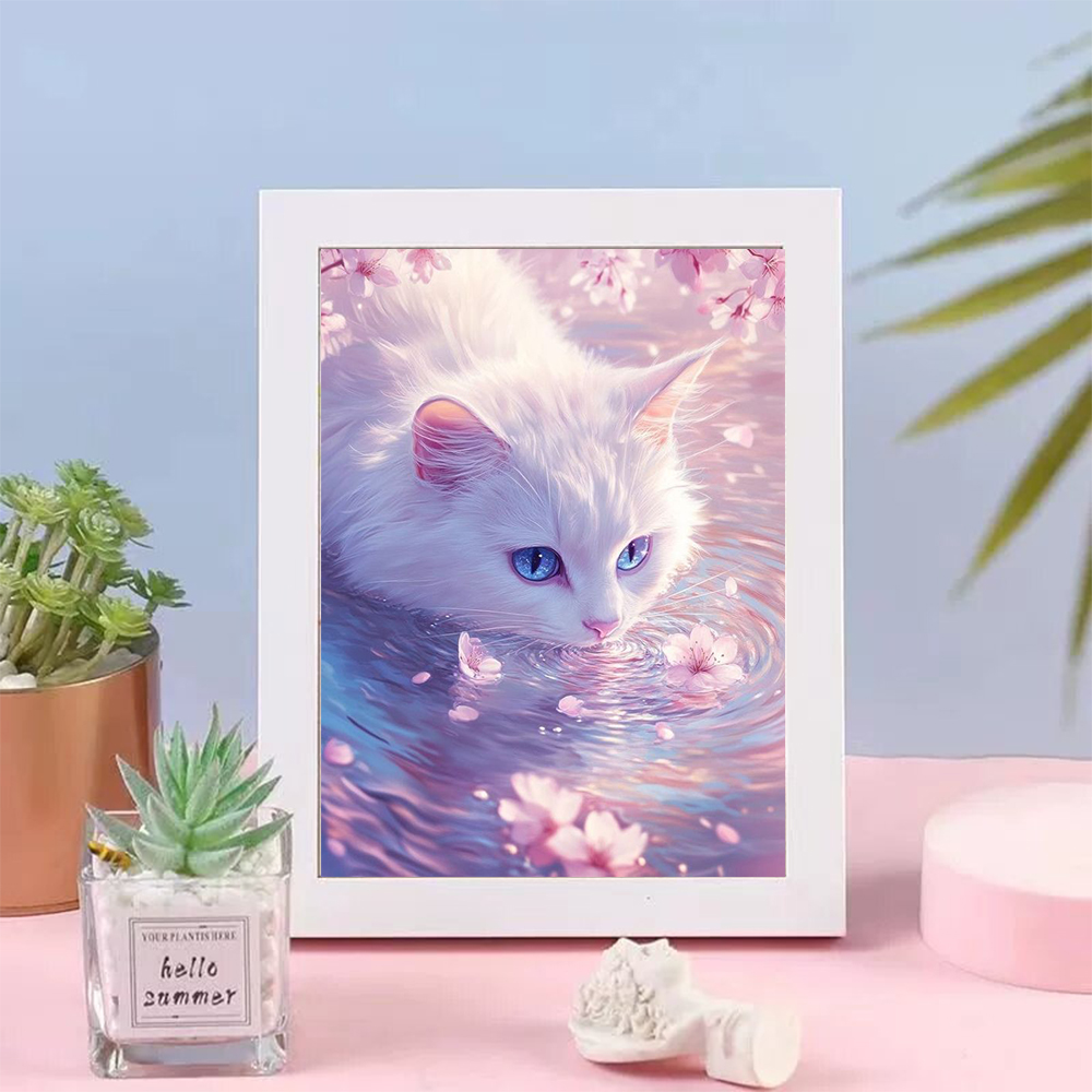 5D Diamond Painting Cat Lover  - đánh giá và giá Wallpaper Art And Craft