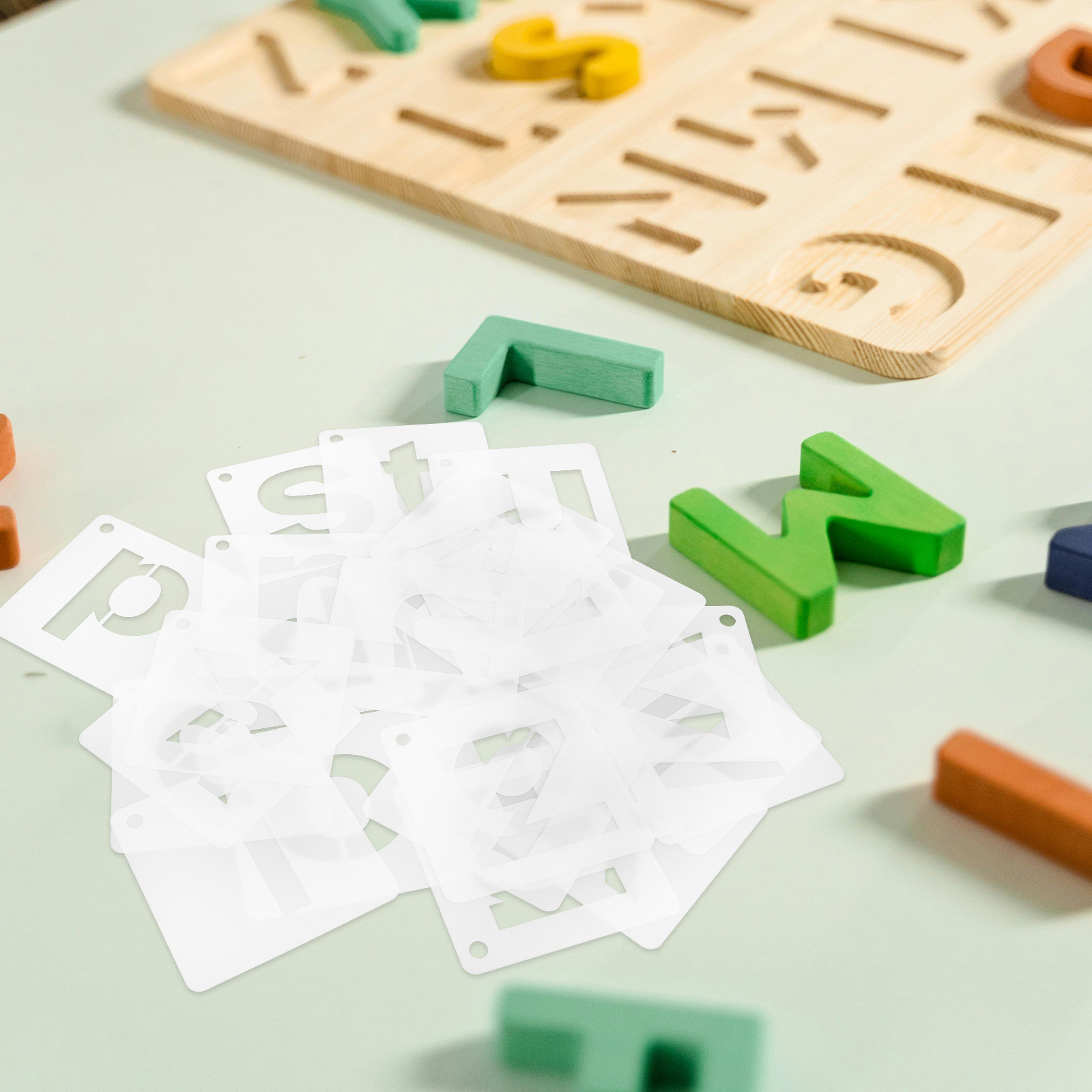 1Set Alphabet Letter Stencils  - đánh giá và giá Art Craft Template