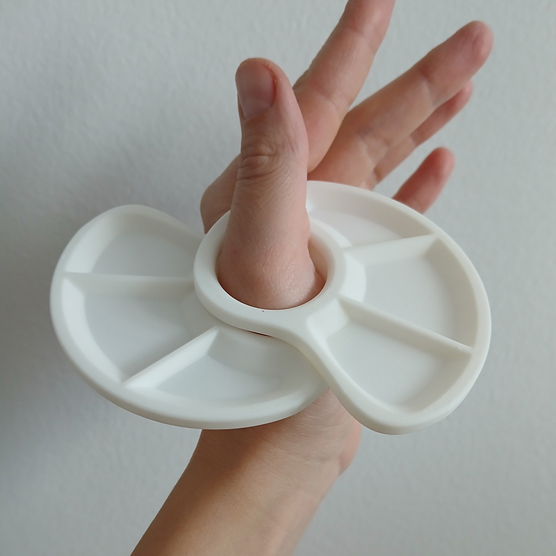 1/2pc Thumb Palette Ergonomic  - đánh giá và giá Art Craft Classes