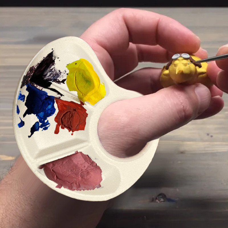 1/2pc Thumb Palette Ergonomic  - đánh giá và giá Art Craft Classes