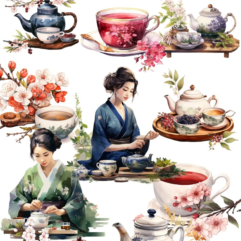 Cute Watercolor Tea Ceremony,  - đánh giá và giá Art Craft 3 Year Old