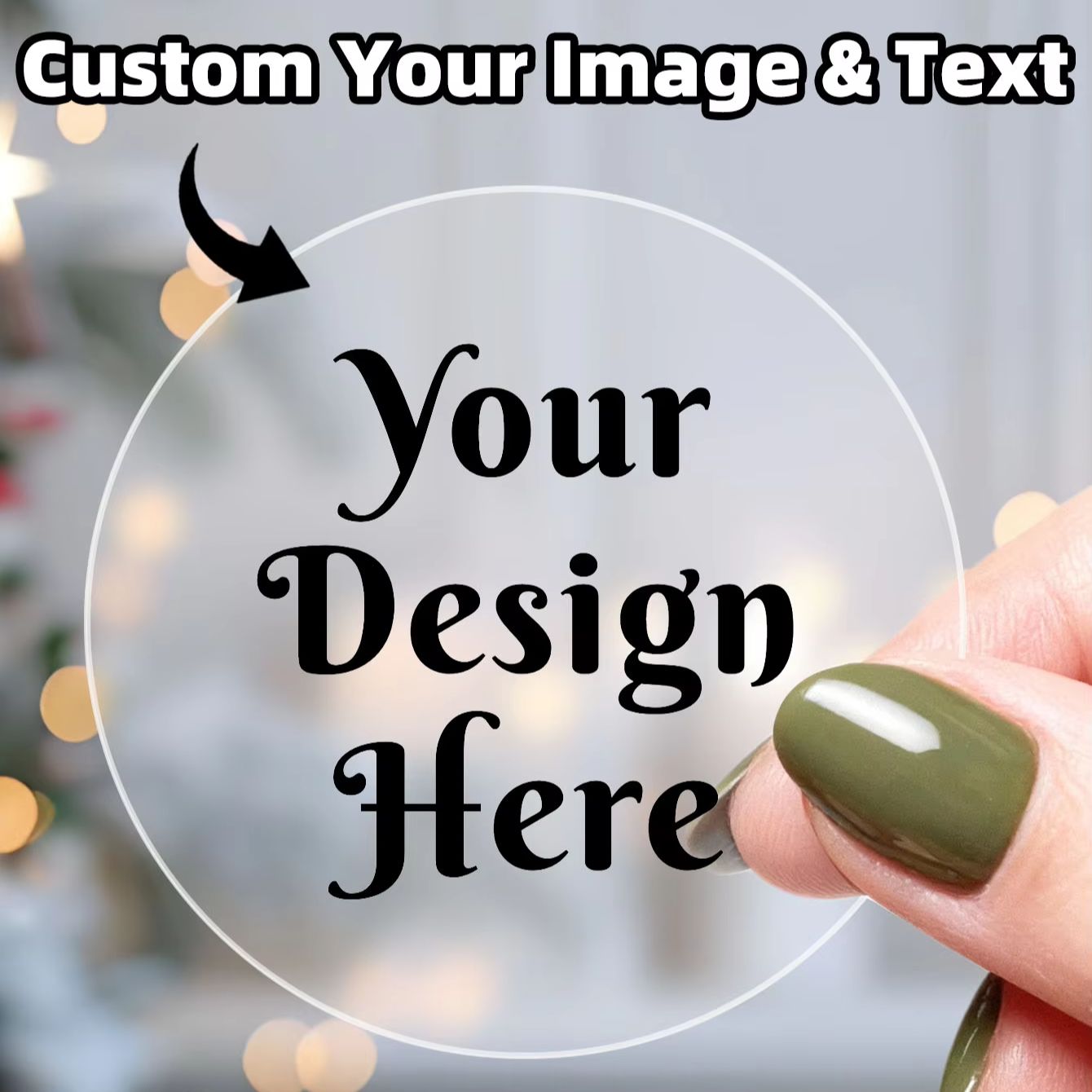 1‑120Pcs Custom Round Stickers - đánh giá và giá Art Craft Logo