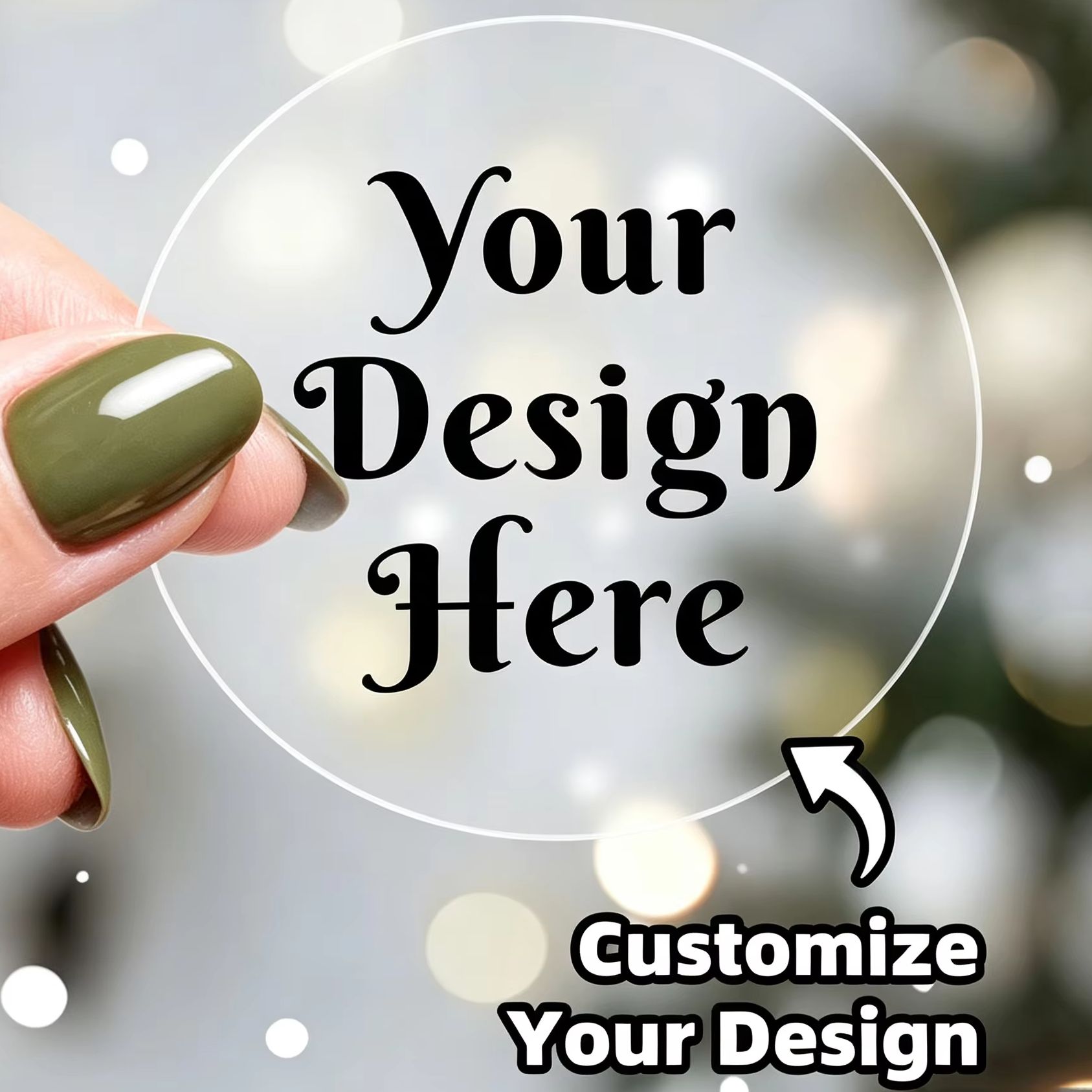 1‑120Pcs Custom Round Stickers - đánh giá và giá Art Craft Logo