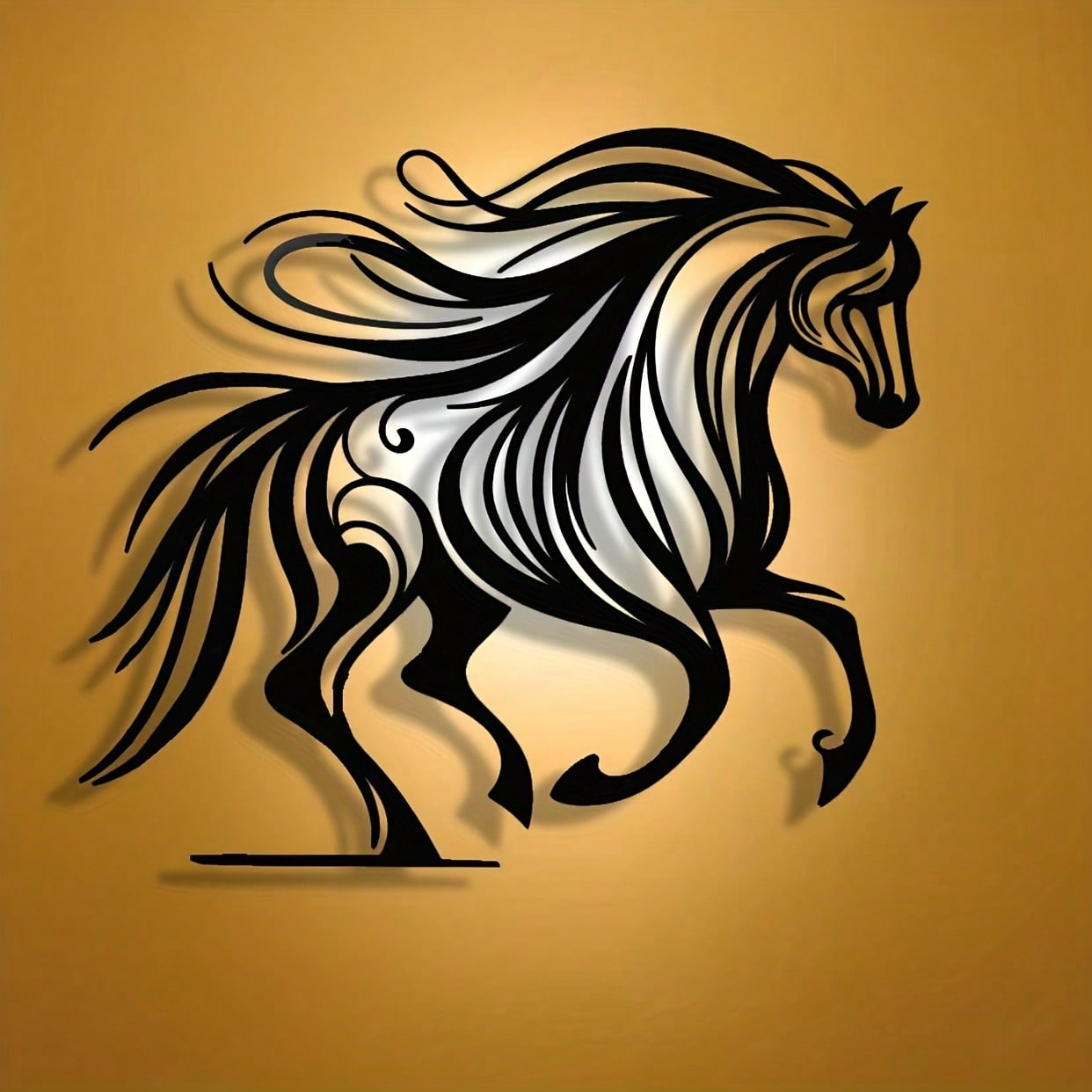 Brand Horse Racing Metal Wall  - đánh giá và giá Art Craft Logo