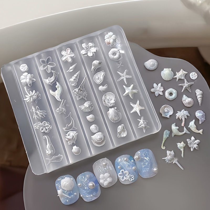 3D Mold Silicone Nail Art Deco - đánh giá và giá Art Craft Template