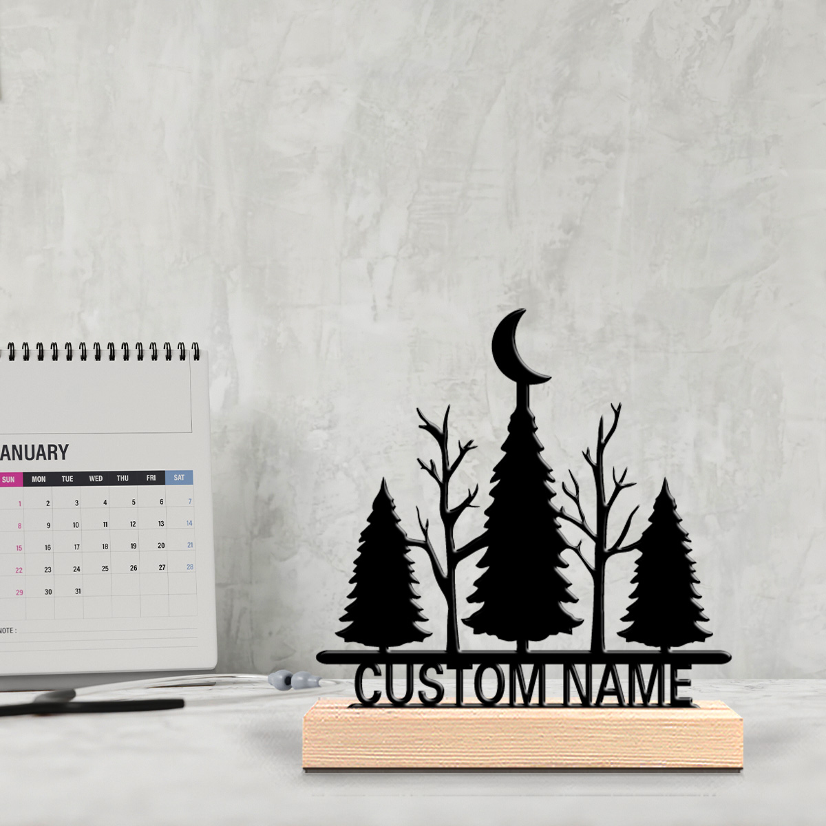 1pc Minimalist moon tree Custo - đánh giá và giá Art Y Craft